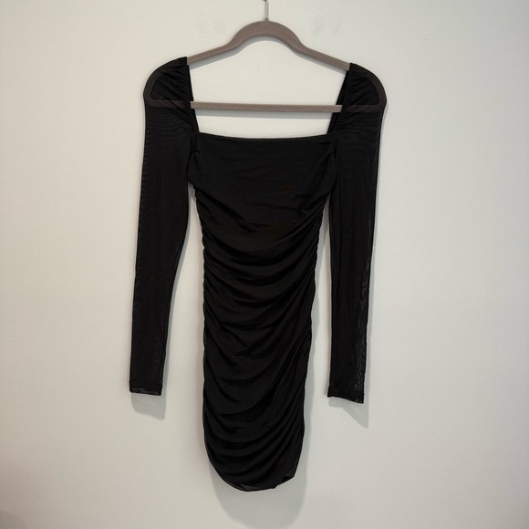Princess Polly Black Long Sleeve Dress - Picture 2 of 3